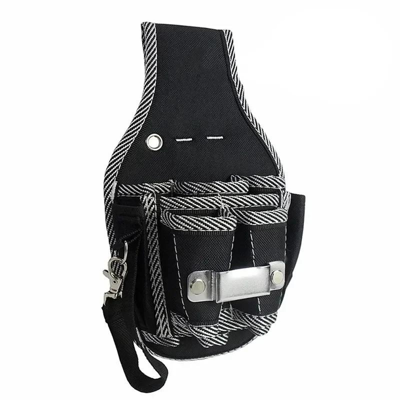 Nylon Electrician Tool Bag Multifunctional Waist Pocket Case Screwdriver Kit Holder with Pouch for Handyman Tool Belt