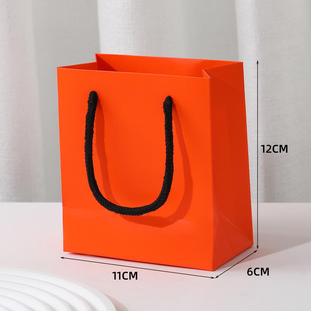 Elegant Solid Color Jewelry Gift Bag - Thickened Festival Handbag for Exquisite Jewelry Storage