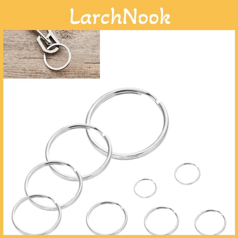 Metal Keychain Rings With Double Loop Nickel Finish For Key Holder Collection