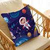 Cartoon Astronaut Outer Space Planet Pillow Cushion Cover Pillowcase Living Room Sofa Home Decor Customized