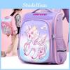 Adorable Cartoon Backpack For Elementary School Girls Large Capacity Oxford Material