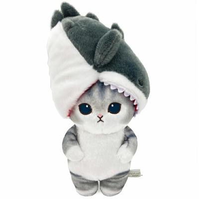 Sun Arrow mofusand Potetama Peluş Oyuncak Isıran Köpekbalığı Kedi Gri 940535 Mofusand Juno X Instagram SNS Kedi