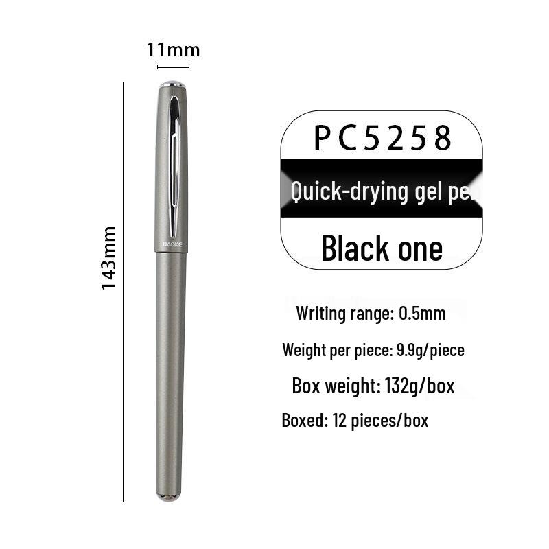 Black Calligraphy & Signature Ballpoint Pen Refill - Large Capacity, Ideal for Students & Office Use