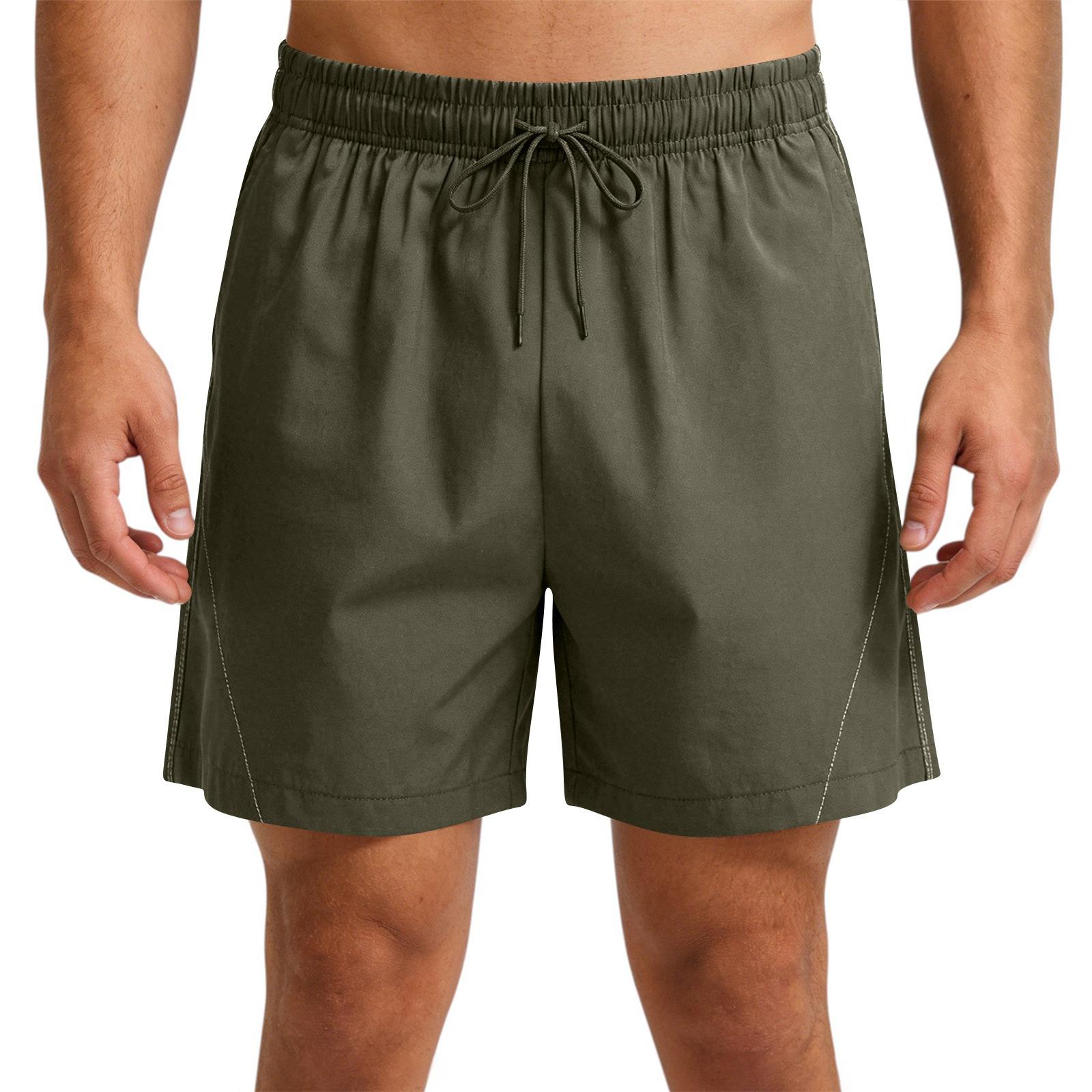 

Men s Quick-Dry Shorts For Summer Outdoor Sports And Fitness L армия зеленый