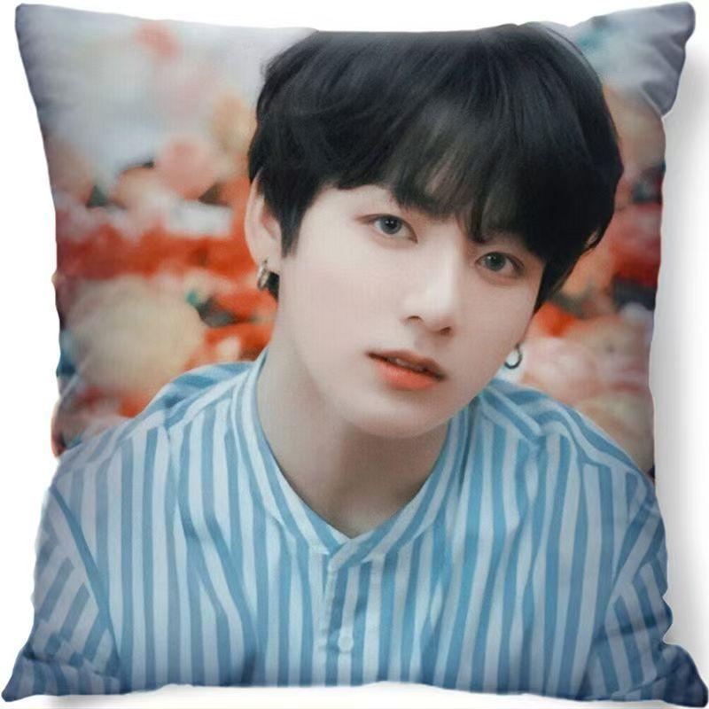 Подушка BTS Чонгук Подушка для комфорта K-pop Подушка для кровати BT21 35*35cm