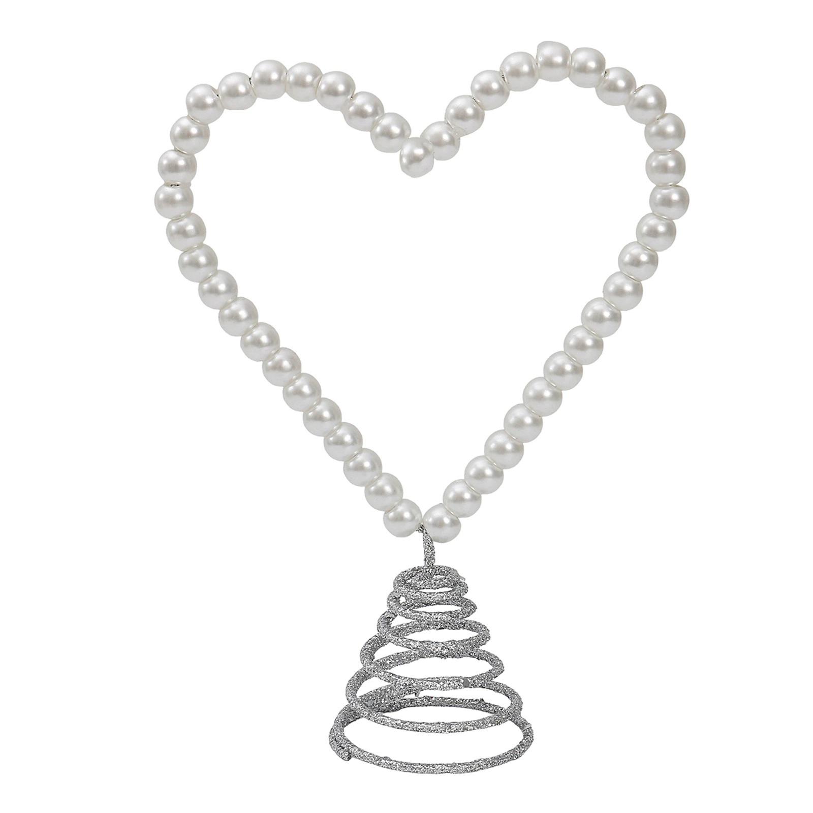 Pearl Love Tree Top Decoration Desktop Christmas Tree Window Display Scene Decoration Christmas Tree