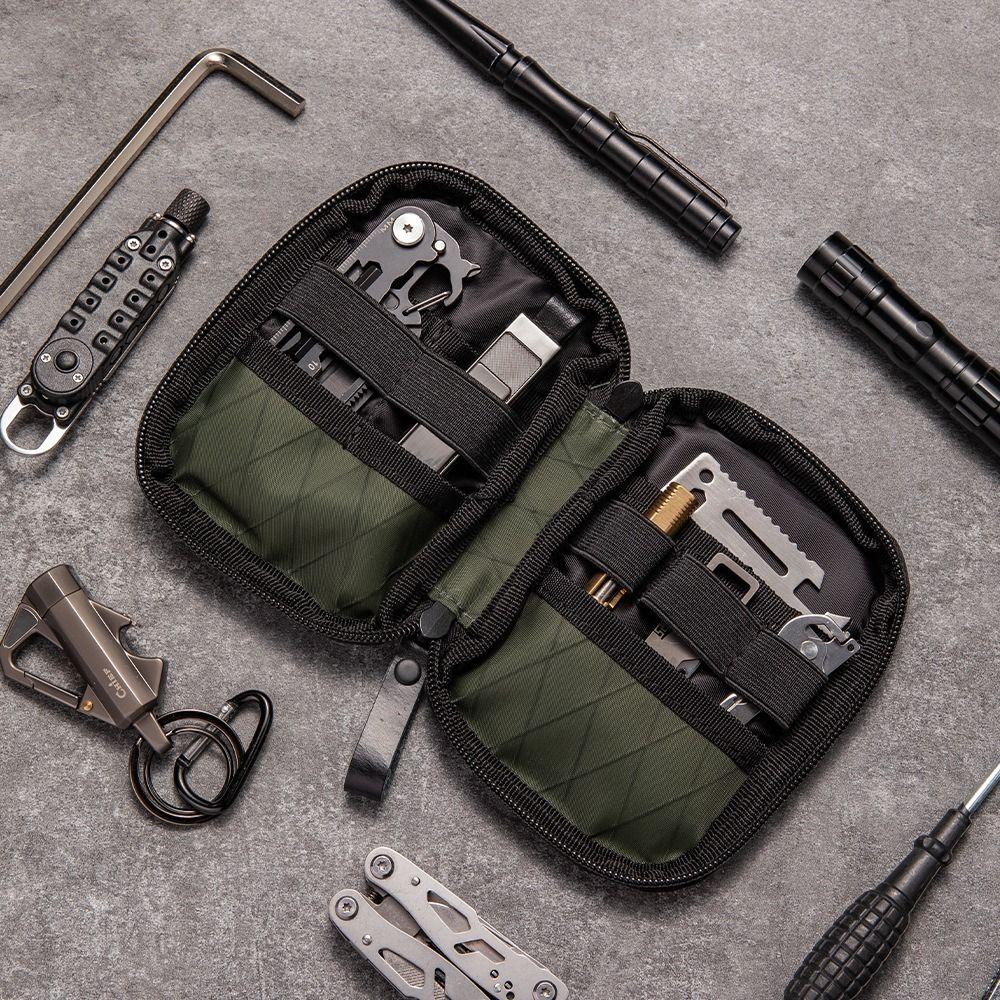 Sundries Bag EDC Wallet Pouch Waterproof Tool Storage Bag EDC Pocket Organizer  Outdoor Cycling