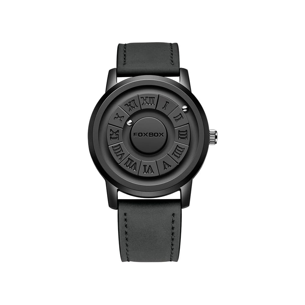 Men s Fashion Watch Magnetic Bead Waterproof Sports Watch with Adjustable Tool and Storage Case