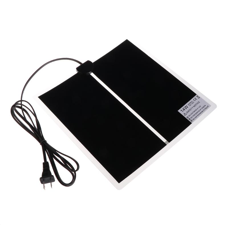 Teplá podložka pro plazy Teplá hydroponická topná podložka 20W/14W/7W/5W pro hady ještěrky terária skleníky klíčení B03E
