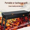 Zhan Ren Zhe Bärbar Utomhus Hopfällbar Kolgrill