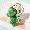 Yousheng Bag Keychain Handmade Cartoon Turtle Comfortable Touch Super Soft High Simulation Decorate Adorable Cute Plush Pendant Keychain Bag Accessory