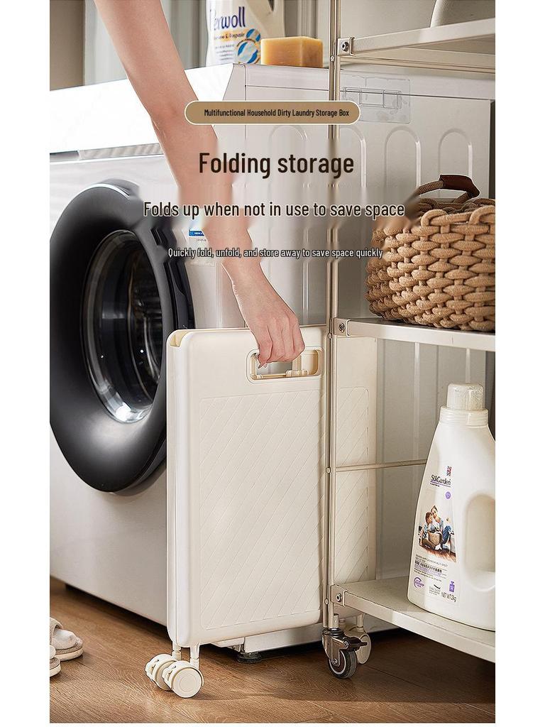Foldable Large Capacity Laundry Hamper for Bathroom