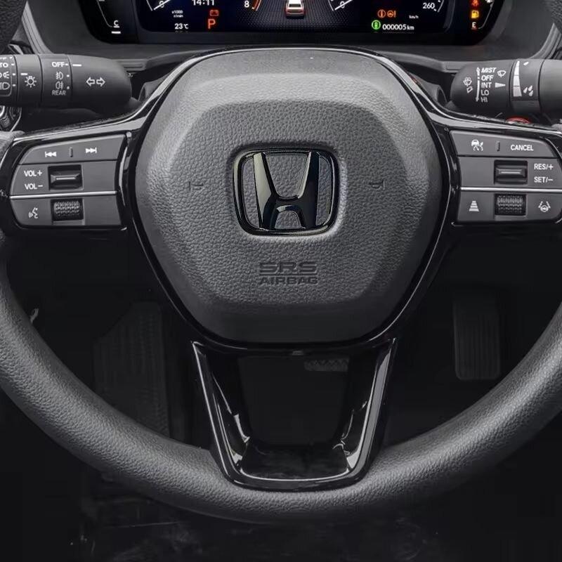1Pcs Car Steering Wheel Decoration Sticker Badge Auto Styling For Honda Civci CRV Accord Mugen Prelude FIT City CRZ CRX Jazz D