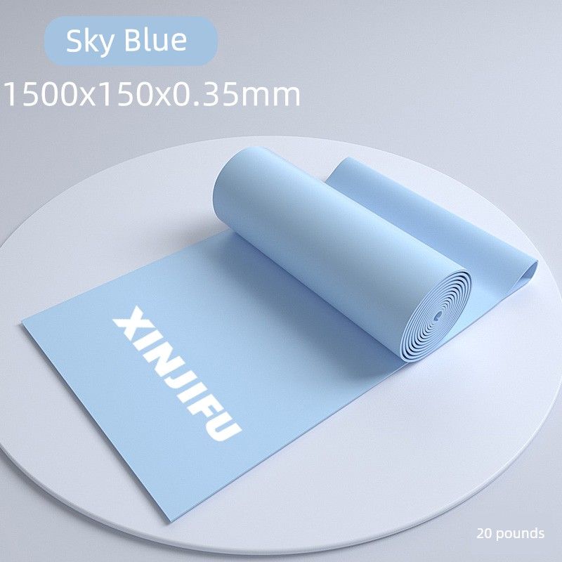 

Массажер для мышц спины и глаз Открытые плечи Сжигание жира Йога Sky Blue [1.5 m] 20 lbs