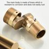 Wall Mounted Angle Adjustment Shower Faucet Adapter 360 Degree Rotating Adjustable Leg Copper Angled Curved Foot