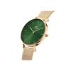 [Official Shop/2-Year Warranty/Authentic Import] Daniel Wellington DW Women's Petite Emerald 32mm Watch, Stylish Brand Metal Watch In Gold and Green,