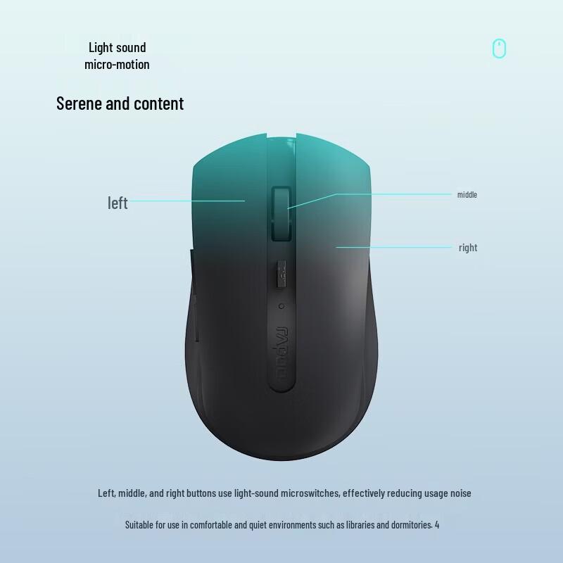 Rapoo M350G Wireless/Bluetooth Multi-Mode Mouse