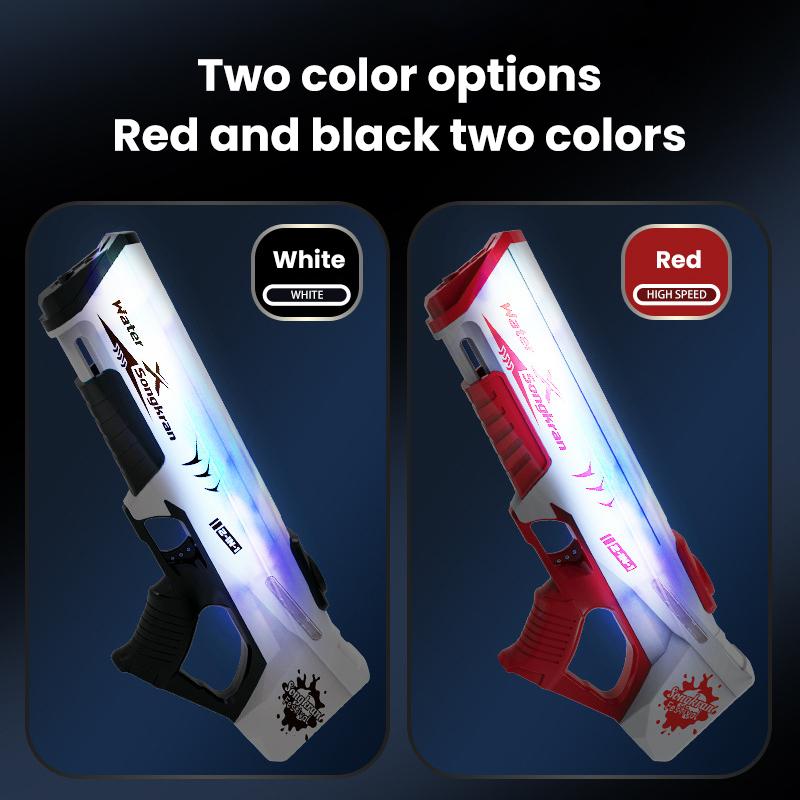 Fully Automatic Continuous Firing Water Gun Summer Electric Toy Gun Laser Cool Large Capacity Water Shooting Water Gun Toy