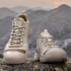 Mode Echtes Leder Herren Freizeitschuhe Outdoor Handgefertigt Wanderschuhe Mode Herren Trekkingschuhe Rutschfeste Sneaker Reise-Trainer