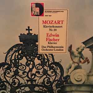 

LP Record MOZART EDWIN FISCHER DAS PHILHARM Klavierkonzert Nr. 20 SMVP8007 Die Volksplatte Germany Classical Used
