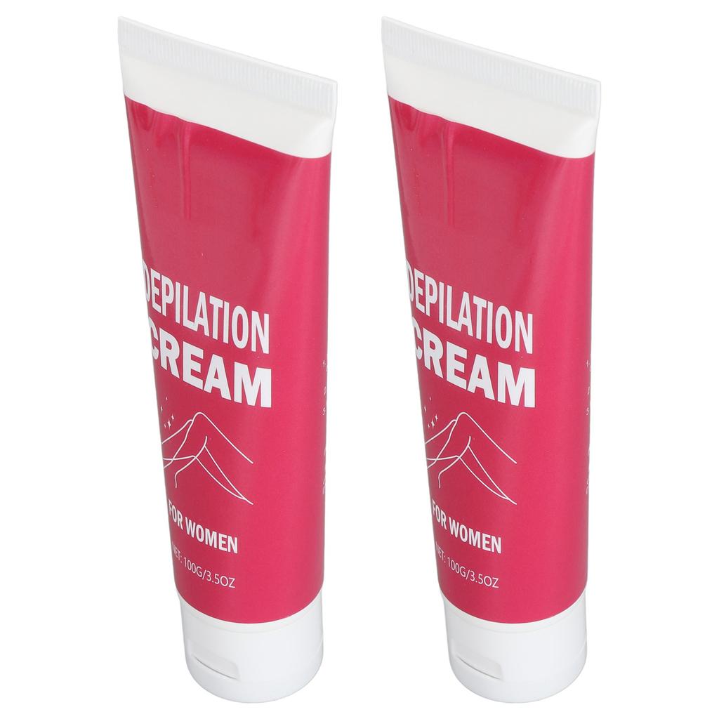 2pcs 100g Women Hair Removal Cream Gentle Moisturizing Full Body Underarm Hair Removal Cream for