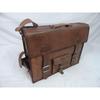 17 In Vintage Leather Briefcase Office Messenger Bag Satchel Laptop Shoulder Bag