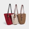 Summer New Versatile Large Capacity Single Shoulder Woven Bag Hollow Commuter Versatile Women's Bag Casual Fashion Beach Vacation Bag