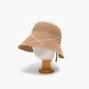 Women's Summer Hat with Back Ribbon Wire Bonnet for Vacation