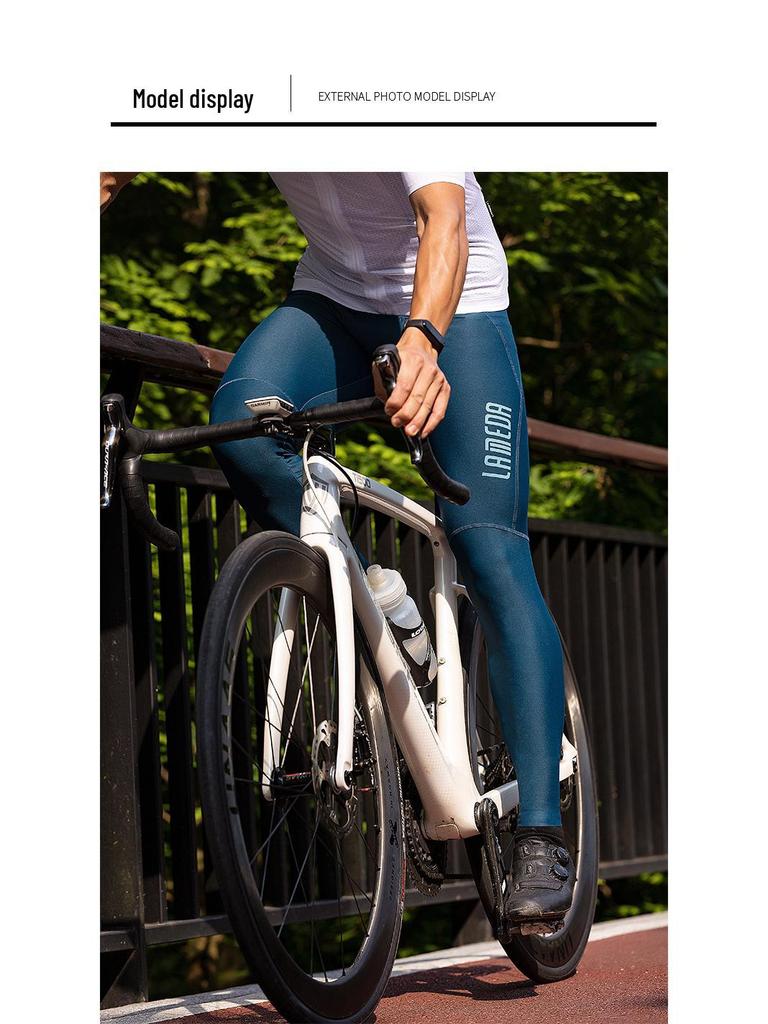 Lampa da Lameda Men's Spring & Autumn Cycling Bib Pants - Long Mountain Road Bike Pants