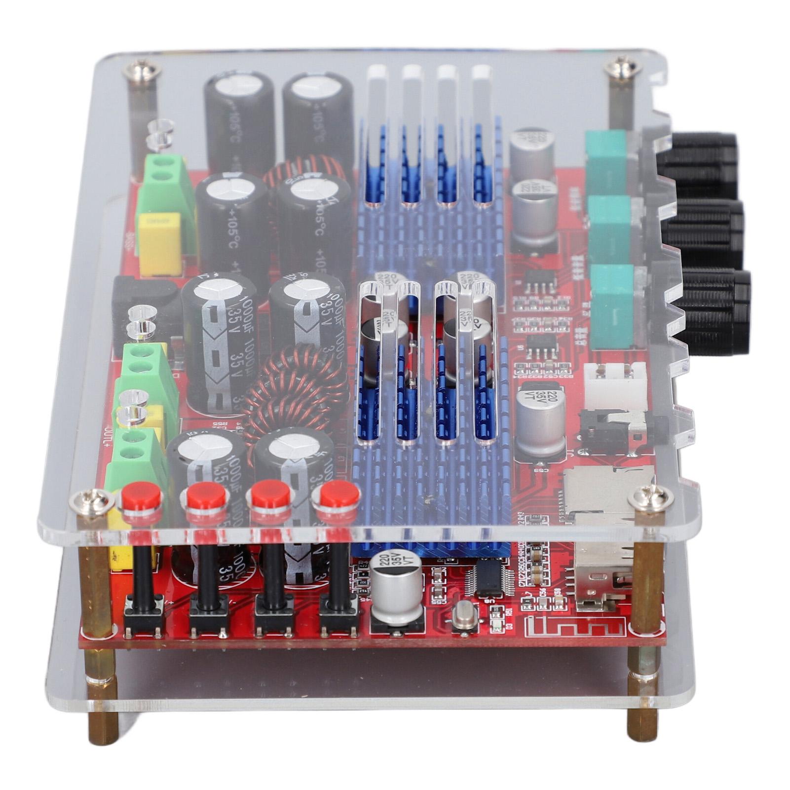 

Плата усилителя сабвуфера 60 Вт+60 Вт+100 Вт 2.1-канальный чип TPA3116 Bluetooth AUX вход DC1224В ХНМ560 Бас