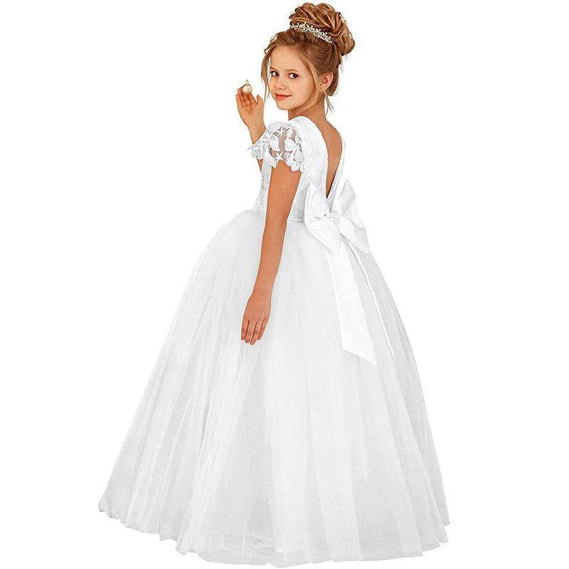 Cheap Girl's Pompous Skirt Princess Skirt Flower Child Evening Dress