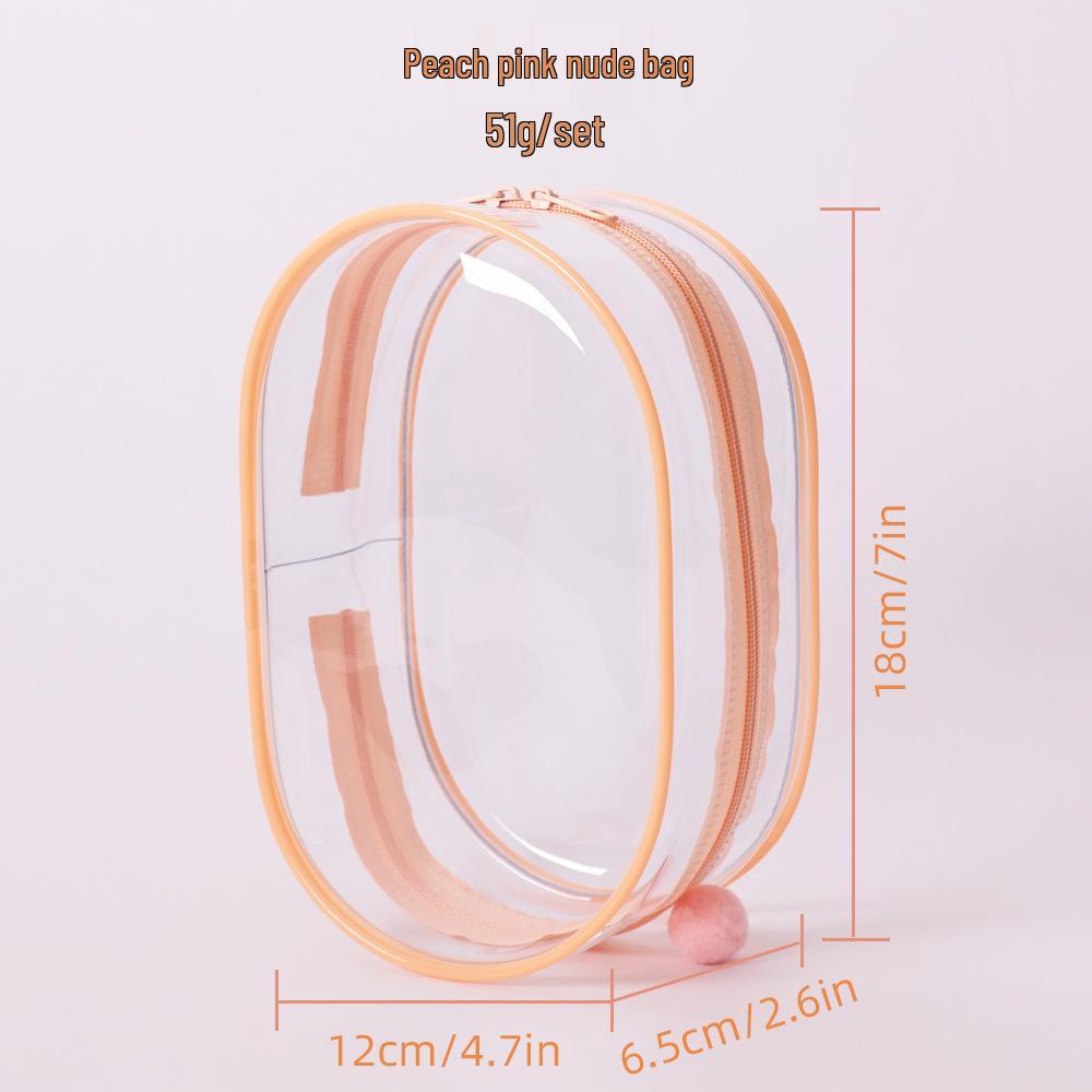 18cm High-Transparency Vinyl Doll Case - Multicolor Stroller Bag with Hanging Option for Anime Collectibles