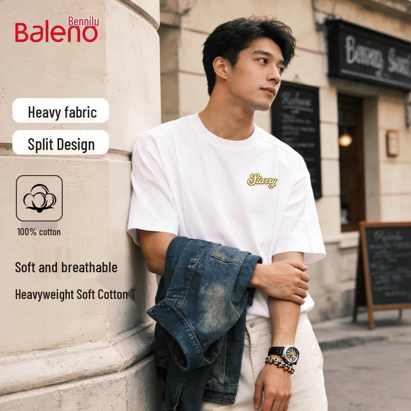 

Baleno Men s Trendy Cotton Short Sleeve T-Shirt 2XL