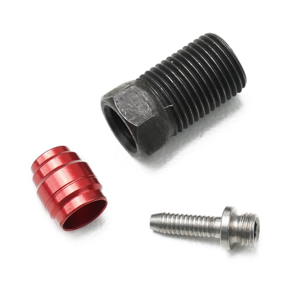 Hydraulic Brake Hose Shortening Set with Insert and Connecting Nut for For sram