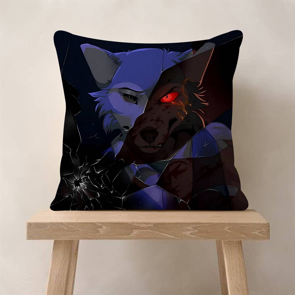 1pc Anime Beastars Cushion Cover Car Throw Pillow Case For Sofa Car Christmas Gift