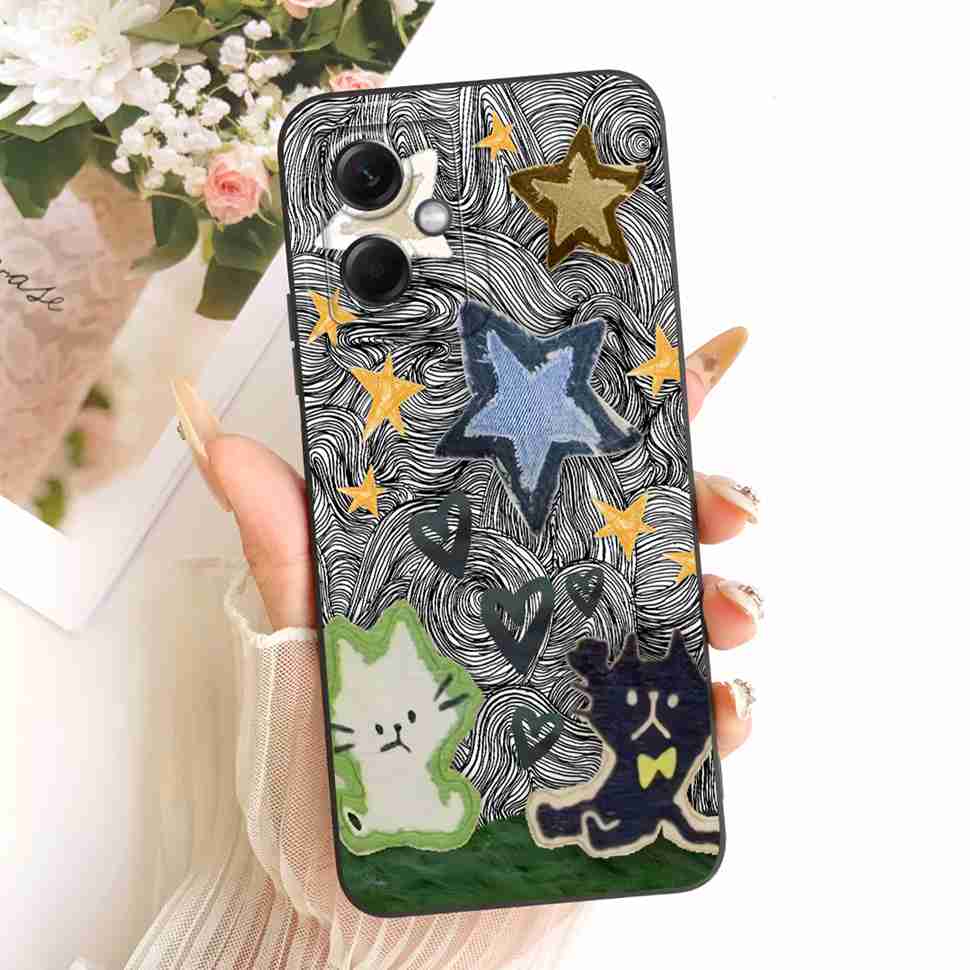 

Fashion Paint For Redmi Note 12 5G 22111317I Case Cartoon Panda Silicone Cover For Redmi Note12 note 12 5G 22111317G Phone Shell Redmi Note 12 5G