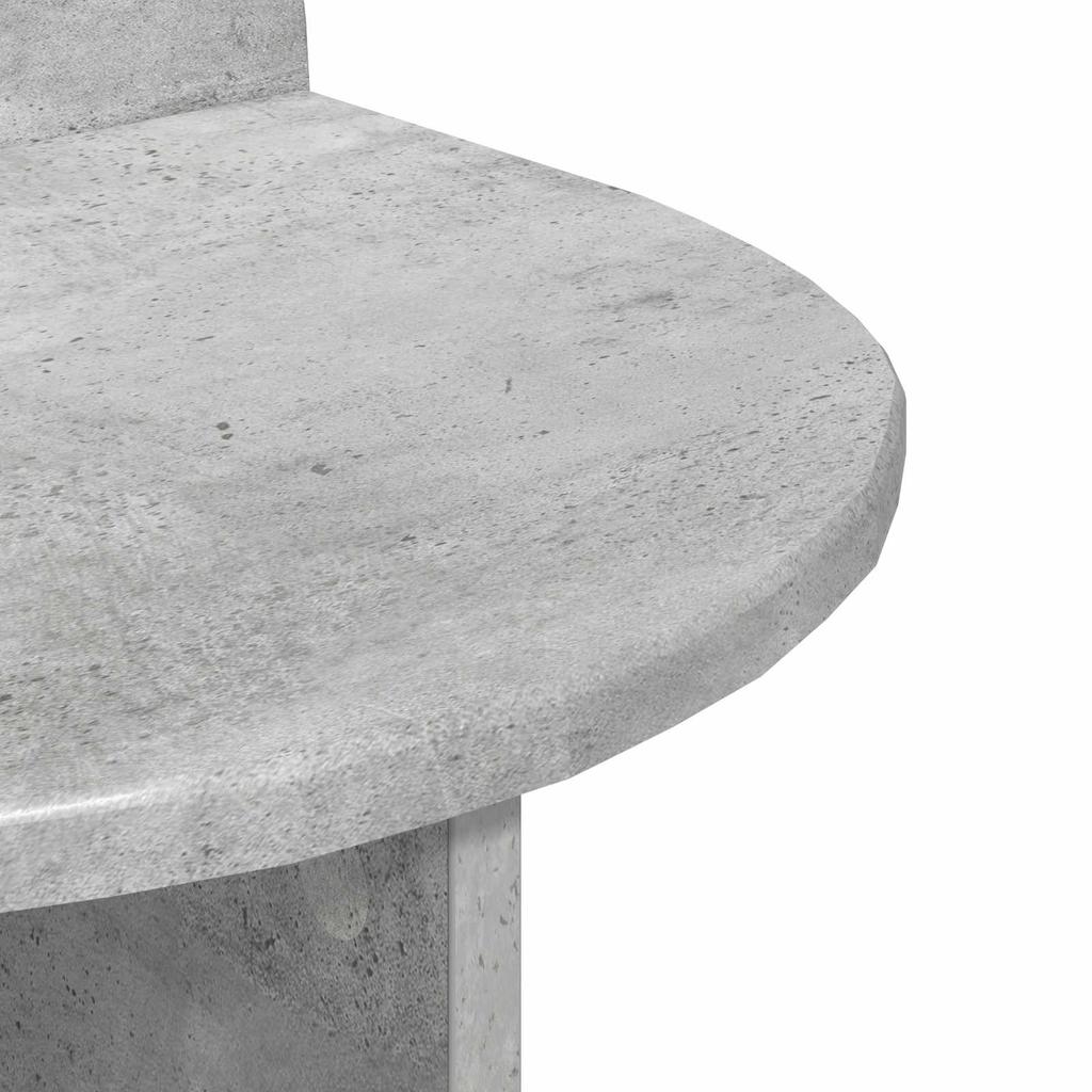 Nightstand Concrete Gray 40 x 35.5 x 45.5 cm Engineered Wood