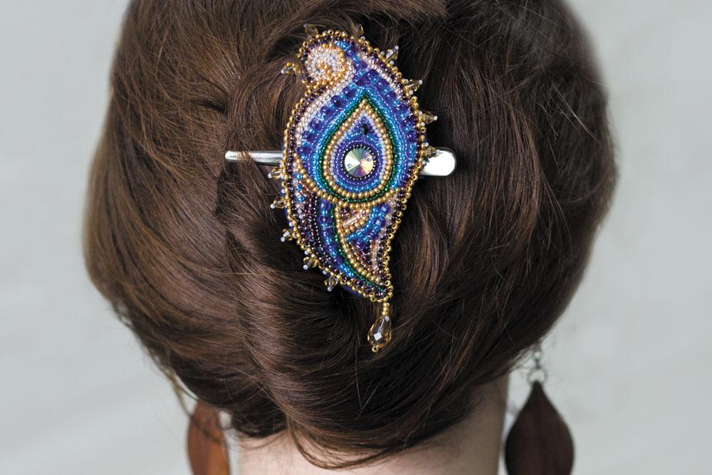 Perlenstickerei-Set Dekorationen auf natürlicher Kunstleinwand Abris Art