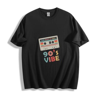 Camiseta Cassete Vibe Retrô Anos 90 - O Melhor da Camiseta Gráfica Anos 90