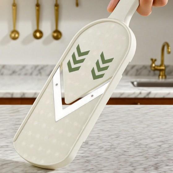 Cabbage & Vegetable Super Fine Julienne Slicer for Salad Prep - Shredder & Grater Kitchen Gadget