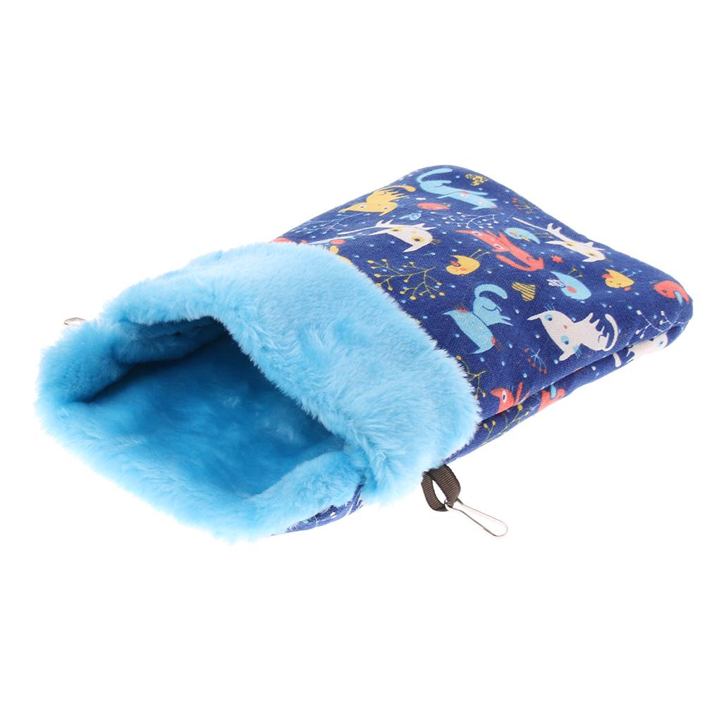 Amagogo Pet Hamster Parrot Ferret Bunny Squirrel Cage Hanging Sleep Bag Pouch