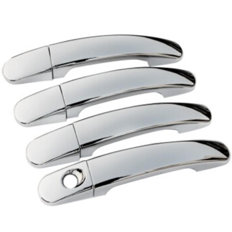 ABS Krom Araba Kapı Kolu Kapak Trim Etiket Ford Focus 2 için Fit MK2 II Odak 3 için MK3 III 4 MK4 C-Max Kuga
