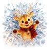 Broken Glass Effect Christmas Window Clings 3D Visual Effect Holiday Window Clings  Holiday Season