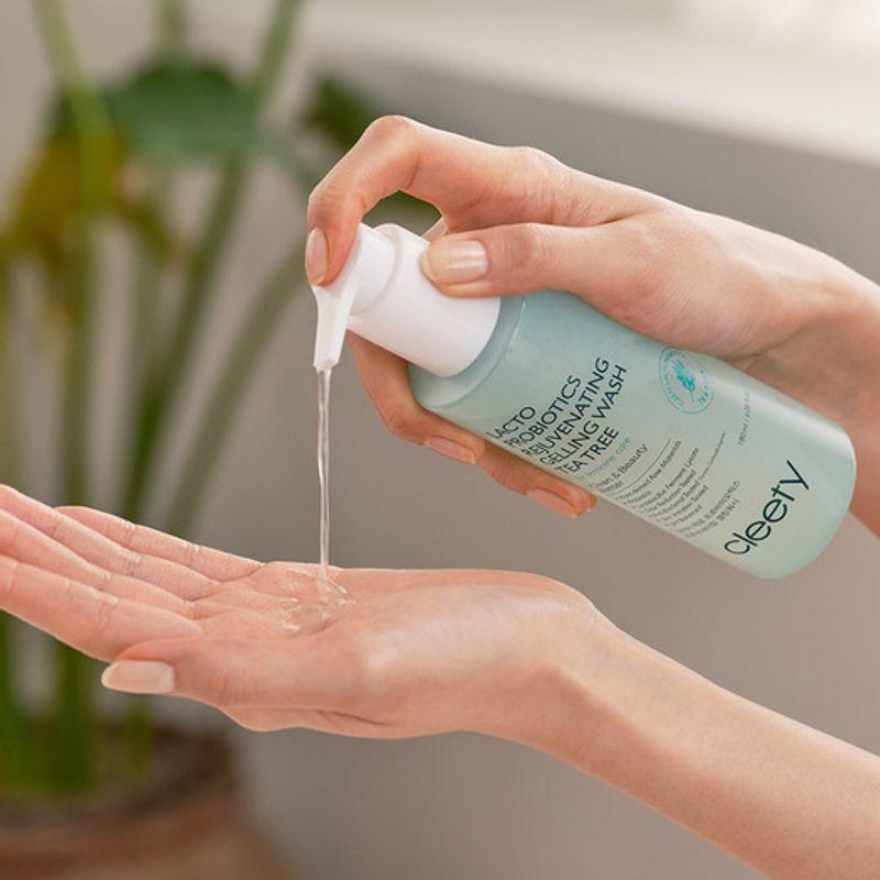 Lacto Probiotics Rejuvenating Gelling Wash Tea Tree Feminine Cleanser 180ml Refill