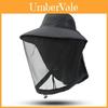 Outdoor Mosquito Protection Hat With Breathable Mesh Face Cover For Fishing And Camping