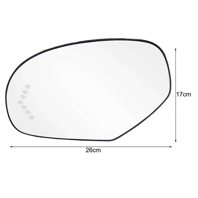 Heated Rearview Mirror Lens for Cadillac Escalade Replacement