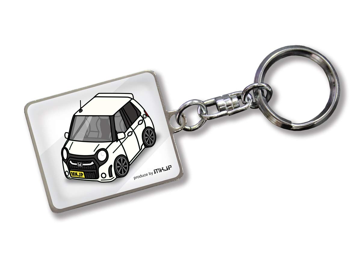 

MKJP Кастомный брелок Honda Modulo X JG1 2 Белый автомобиль Белый основной цвет N-ONE белый