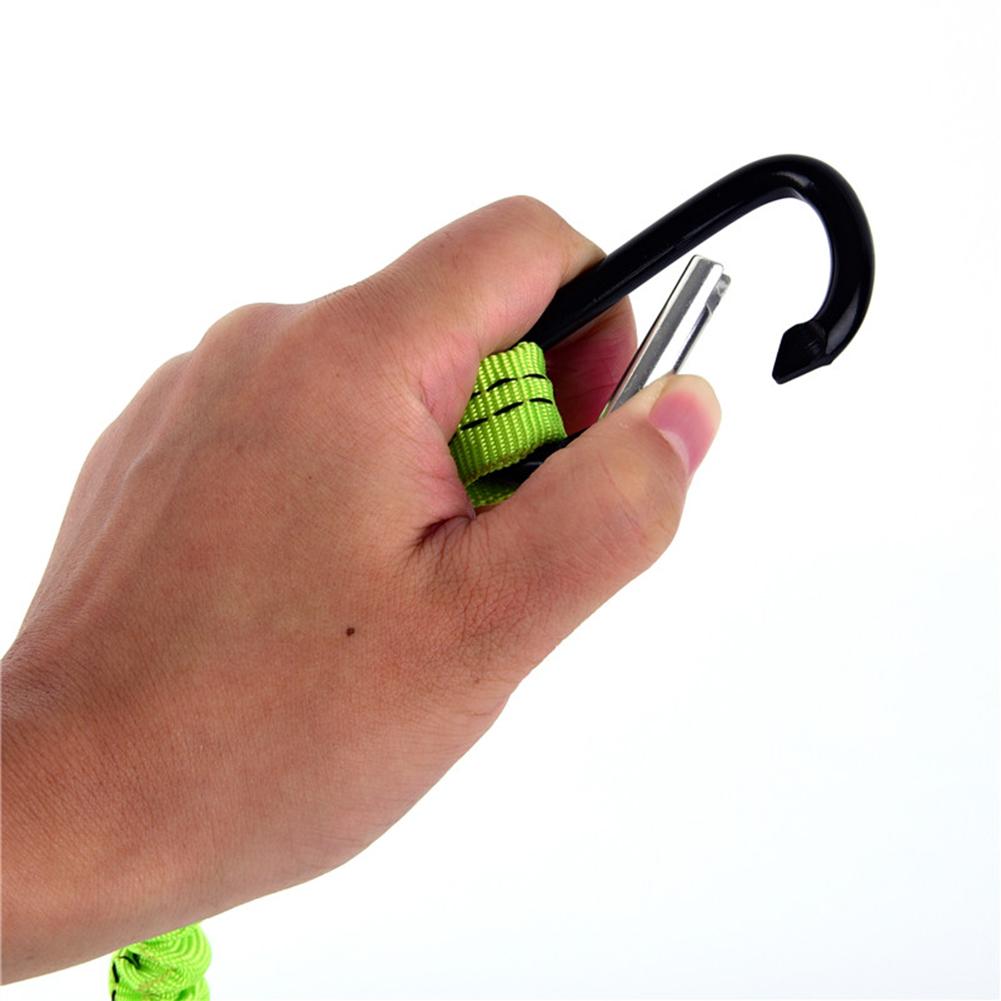 Single Carabiner Tool Strap Retractable Rope Telescopic Elastic Rope Tool Buckle for