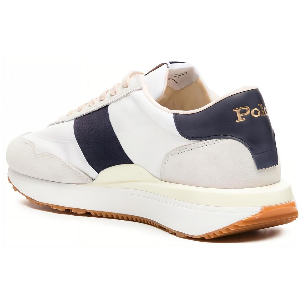 Polo Ralph Lauren Train 89 Leather Comfortable Sports Low-Top Lifestyle Shoes Men sneakers White 809878008