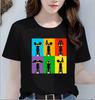 Vintage Circle Greyhound Dog Print T Shirt Women Cute Pet Graphic Short Sleeve Casual Summer Dog Lover Streetwear Tee